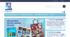Desktop Screenshot of lmplastiques.fr